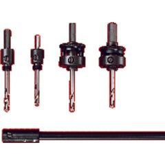 Arbor with HSS Drill - Fits Hole Saw 1 1/4″ to 6″ - Industrial Tool & Supply