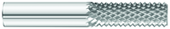 1/4 x 3/4 x 1/4 x 2-1/2 Solid Carbide Router - Style B - Burr Type End Cut - Industrial Tool & Supply