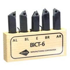 Style AR;AL.BR;BL;E 3/4x3/4" SH - Indexable Tool Bit Set - Industrial Tool & Supply