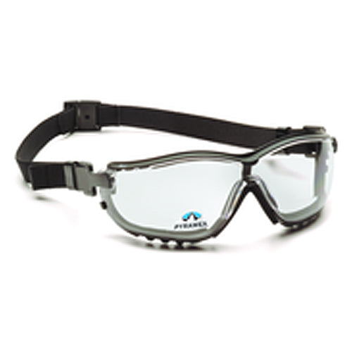 2.5 Magnification Safety Glasses- Clear Lens, Black Frame V2 Reader Style - Industrial Tool & Supply