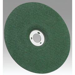 ‎3M Green Corps Depressed Center Grinding Wheel T27 7″ × 1/4″ × 5/8-11 Internal 36 Grit - Industrial Tool & Supply