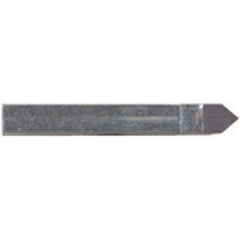 CBD Tip Tool Bit- 1/4 × 1/4″ SH; 2″ OAL; Sub-Micron - Industrial Tool & Supply