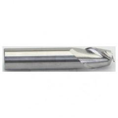 5/32" Dia. - 1-1/2" OAL -  Carbide for Aluminum ALU-S-45°-HP Stub End Mill - 2 FL - Industrial Tool & Supply