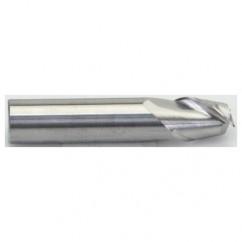 3/16" Dia. - 1-1/2" OAL -  Carbide for Aluminum ALU-S-45°-HP Stub End Mill - 2 FL - Industrial Tool & Supply