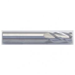 1 Dia. x 4 Overall Length 4-Flute Square End Solid Carbide SE End Mill-Round Shank-Center Cut-AlTiN - Industrial Tool & Supply