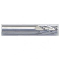 1" Dia. - 1-1/2" LOC - 4" OAL - 4 FL Carbide S/E HP End Mill-Uncoated - Industrial Tool & Supply