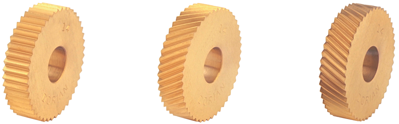 Knurling Wheel - 5/16" Hole Dia; 1" Dia; 25 TPI - Industrial Tool & Supply