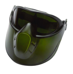 Capstone Shield - Shade 5 IR Lens - Green Frame - Goggle - Industrial Tool & Supply