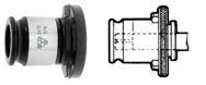 Positive Tap Adaptor -1" NPT - Adaptor Size 3 - Industrial Tool & Supply