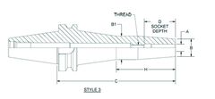 HSK100 1/2 x 6.30 - Shrink Fit Tool Holder - Industrial Tool & Supply