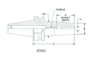 HSK63 8mm x 80mm - Shrink Fit Tool Holder - Industrial Tool & Supply