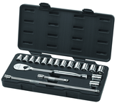 18PC 1/2" DRIVE METRIC SOCKET SET - Industrial Tool & Supply