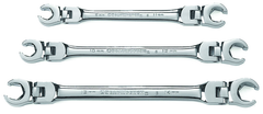 3PC FLEX FLARE NUT WRENCH ST METRIC - Industrial Tool & Supply