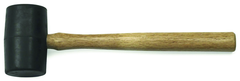 16 OZ RUBBER MALLET WOOD - Industrial Tool & Supply