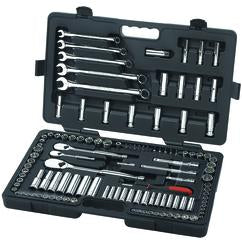 118PC 1/4" 3/8" AND 1/2" DR 6 AND - Industrial Tool & Supply