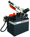Semi-Automatic Bandsaw - 260BSA; 10.x x 5.9" Capacity; 1.4HP 220V 3PH - Industrial Tool & Supply
