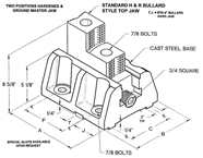 2 Pc. Boring Mill Jaws - #HR-BM-10-7-TJ For 10" Chucks - Industrial Tool & Supply