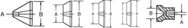 Type V; Style 5 Bell Head - Live Center Adaptor - Industrial Tool & Supply