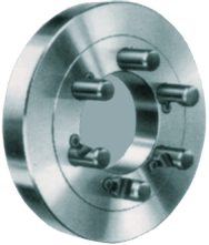 #MD035 For 10-1/2'' Chucks; D-5 Mount - Lathe Chuck Adaptor Plate - Industrial Tool & Supply