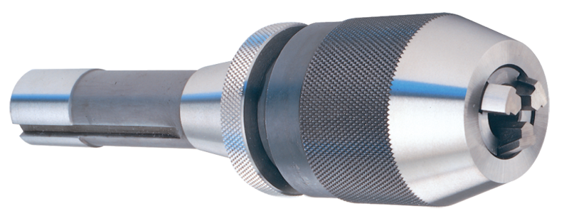 1/32 - 1/2'' Capacity - R8 Shank - Keyless Drill Chuck with Integral Shank - Industrial Tool & Supply