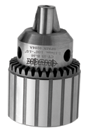 .0312 - .375" Capacity - 3/8-24 Mount - Plain Bearing Drill Chuck w/Key - Industrial Tool & Supply