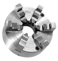 Ajust-Tru+ Universal Chuck - 6" Plain Mount; 6-Jaw - Industrial Tool & Supply