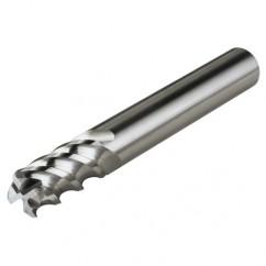 10mm Dia. - 80mm OAL - AlTiN - 45°-HardMill - .5mm Corner Radius- End Mill - 4 FL - Industrial Tool & Supply