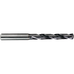 17 mm Dia. × 3.2 mm Shank × 93 mm Flute Length × 143 mm OAL, 5xD, TiAlN, 2xD Flute, Solid Carbide Drill - Industrial Tool & Supply