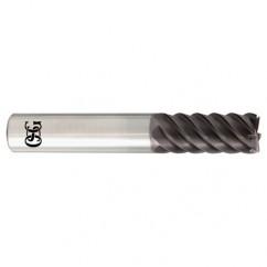 5/8 x 5/8 x 5/8 x 5/8 6Fl  Square Carbide End Mill - TiALN - Industrial Tool & Supply