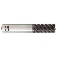 5/8 x 5/8 x 5/8 x 5/8 6Fl  Square Carbide End Mill - TiALN - Industrial Tool & Supply