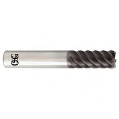 3/4 x 3/4 x 3/4 x 3/4 6Fl  Square Carbide End Mill - TiALN - Industrial Tool & Supply