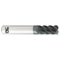 3/4 x 3/4 x 1-1/2 x 4 5Fl  C/R Carbide End Mill - TiALN - Industrial Tool & Supply