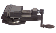 Swivel Base Milling Machine Vise - 5-7/8" Jaw Width - Industrial Tool & Supply