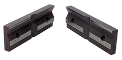 1-Pair Matching V-Groove Jaw Plates; For: 4/5" Speed Vise - Industrial Tool & Supply