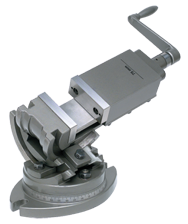 3-Axis Precision Tilting Vise 6" Jaw Width, 1-3/4" Depth - Industrial Tool & Supply