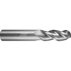 ‎3 Flute - Ball - 40 Degree Helix - 0.1875″ (3/16) Cutter DIA × 0.1875″ (3/16) Shank DIA × 0.0937″ (3/32) Radius × 1.5625″ (1-9/16) LOC × 4.0000″ (4) OAL  - Uncoated