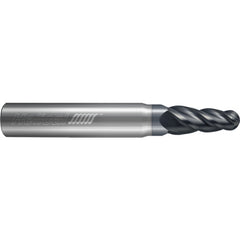 ‎4 Flute - Ball - 0.2500″ (1/4) Cutter DIA × 0.3125″ (5/16) Shank DIA × 0.1250″ (1/8) Radius × 0.7500″ (3/4) LOC × 2.5000″ (2-1/2) OAL × 1.0000″ (1) Reach - APLUS Coated