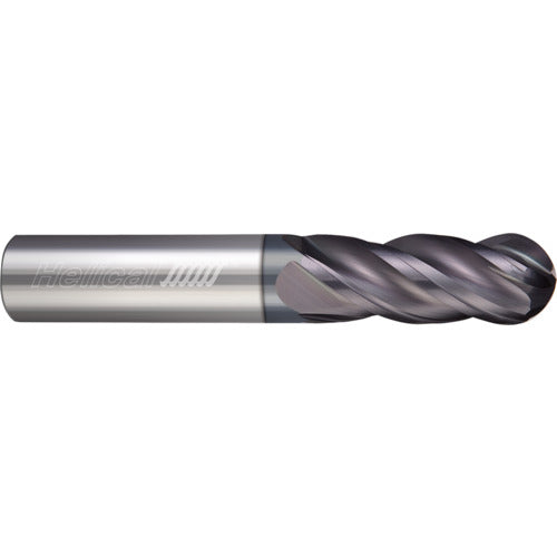 ‎4 Flute - Ball - 8.000 mm Cutter DIA × 8.000 mm Shank DIA × 4.000 mm Radius × 12.000 mm LOC × 63.000 mm OAL  - APLUS Coated