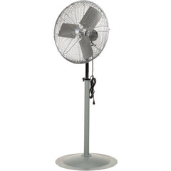 Oscillating Pedestal Fan 27 × 27 × 65.5 - Exact Industrial Supply