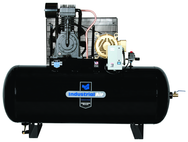 120 Gal. Two Stage Air Compressor, Horizontal, 175 PSI - Industrial Tool & Supply