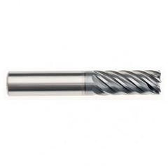 6mm x 6mm x 12mm x 57mm x 7 Flute  Square 2xD Pow-R-Path Mill AlCRNX Coated-Series IPT7-SQ - Industrial Tool & Supply