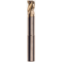 1/2 x 1/2 x 5/8 x 3 w/1-3/8 Reach .015 Radius 3 Flute Carbide M223N Streaker End Mill-ZrN - Industrial Tool & Supply