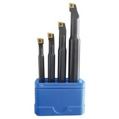 Set of 4 Boring Bars - Includes 1 of Each: S05HSCLCR2, S06JSCLCR2, S08KSCLCR2, S10MSCLCR2 - Industrial Tool & Supply