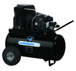 20 Gal. Single Stage Air Compressor, Horizontal, Portable, 155 PSI - Industrial Tool & Supply