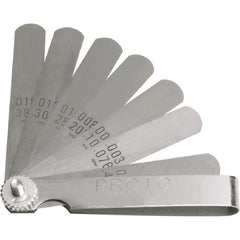 Proto 9 Blade Standard Feeler Gauge Set - Industrial Tool & Supply