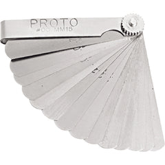 Proto 15 Blade Metric Feeler Gauge Set - Industrial Tool & Supply