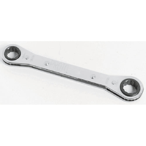 ‎Proto Offset Double Box Reversible Ratcheting Wrench 9 × 10 mm - 6 Point - Industrial Tool & Supply