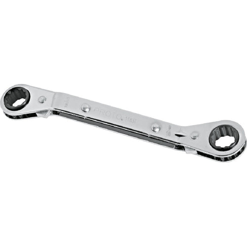 ‎Proto Offset Double Box Reversible Ratcheting Wrench 7/32″ × 9/32″ - 12 Point - Industrial Tool & Supply