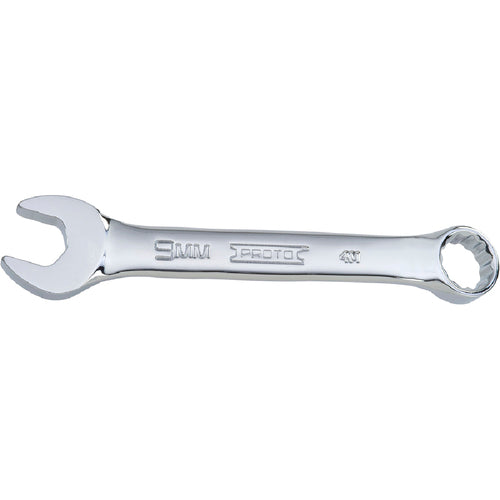 ‎Proto Full Polish Metric Short Combination Wrench 9 mm - 12 Point - Industrial Tool & Supply