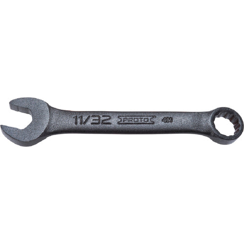 ‎Proto Black Oxide Short Combination Wrench 11/32″ - 12 Point - Industrial Tool & Supply